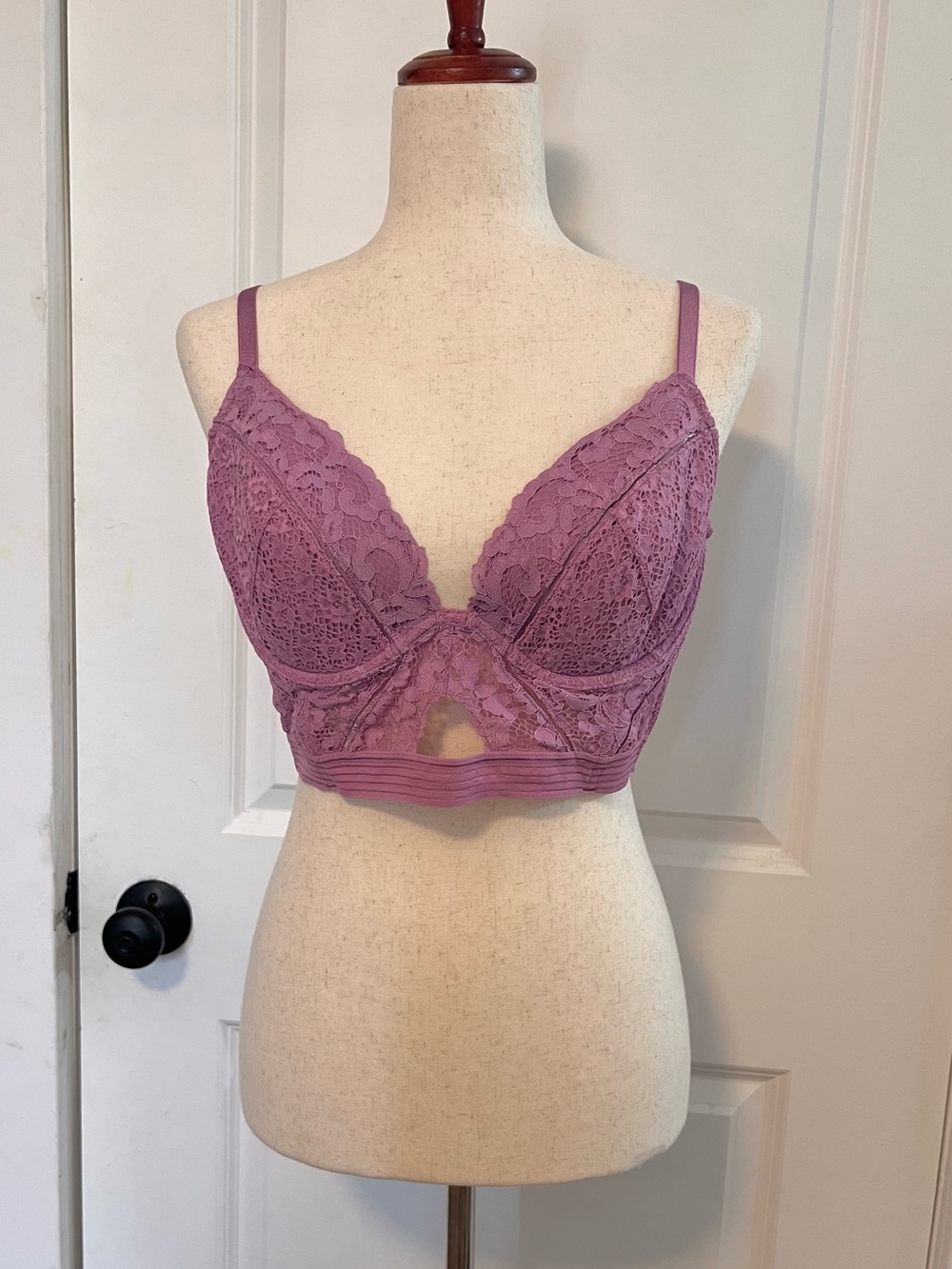 Victoria's Secret Very Sexy‎ Lined Plunge Longline Bra Corset Bustier